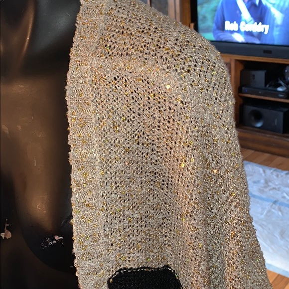 Daytrip sequin cardigan sweater large - Picture 2 of 10